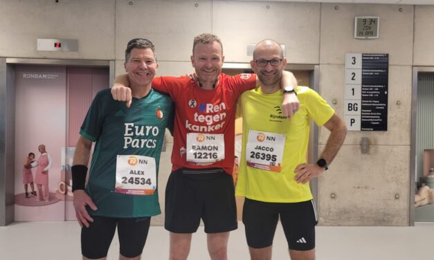 Ramon Ooms loopt 3162 euro bij elkaar bij de NN Marathon Rotterdam
