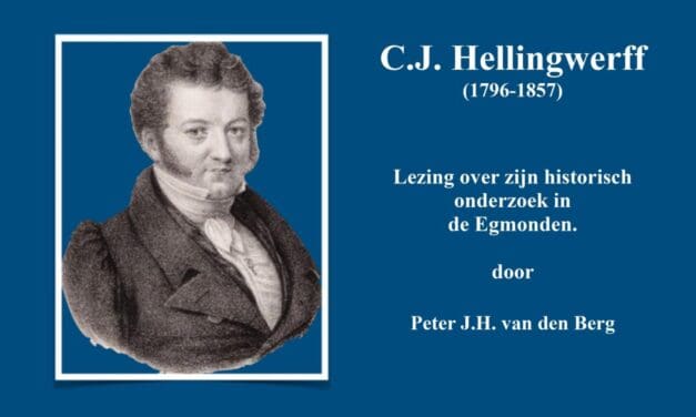 Aan tafel met… Peter J. H. van den Berg over Cornelis Hellingwerff