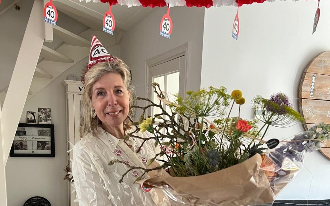 Juf Marian Borst viert 40-jarig jubileum in het onderwijs