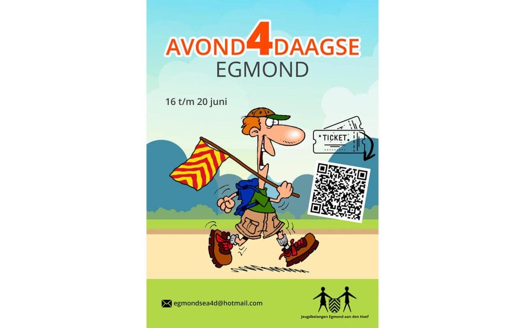 Avondvierdaagse Egmond start op 16 juni: vijf dagen wandelplezier voor jong en oud
